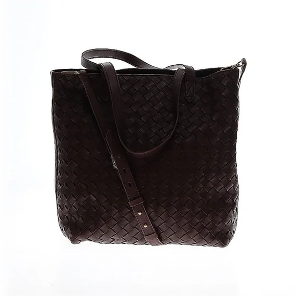 Madewell Woven Leather Tote Bag - Picture 1 of 5